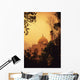 India Taj Mahal Dusk Wall Decal