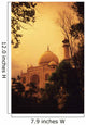 India Taj Mahal Dusk Wall Decal