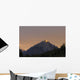 Sunrise Lights up Mountain Wall Decal
