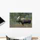 Moose Forest Wall Decal Design 2