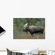 Moose Forest Wall Decal Design 2