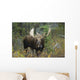 Moose Forest Wall Decal Design 1