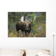 Moose Forest Wall Decal Design 1