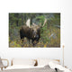 Moose Forest Wall Decal Design 1