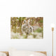 Young Coyote Forest Wall Decal