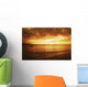 USA, Hawaii, Oahu, Sunset over Pacific Ocean Wall Mural