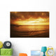 USA, Hawaii, Oahu, Sunset over Pacific Ocean Wall Mural