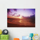 USA, Hawaii, Oahu, Sunset over Pacific Ocean Wall Mural