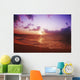 USA, Hawaii, Oahu, Sunset over Pacific Ocean Wall Mural