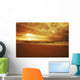 Hawaii, Oahu, North Shore, Beautiful Sunset Over The Ocean Wall Mural