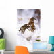 USA, Alaska, Willow Ptarmigan in snow Wall Mural