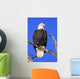 Alaska, Haines Bald Eagle Reserve, Bald Eagle Perched On A Branch Wall Mural