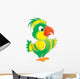 Funny Parrot Wall Decal