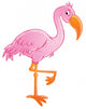 Pink Flamingo Wall Decal