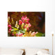 Hawaii, Maui, Close-Up Of Blossoms Of A Shower Tree Wall Mural
