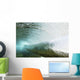 Hawaii, Long Blue Curl Of A Wave From Underwater Wall Mural