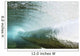 Hawaii, Long Blue Curl Of A Wave From Underwater Wall Mural