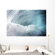 Hawaii, Crashing Blue Underwater Wave Wall Mural