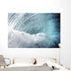 Hawaii, Crashing Blue Underwater Wave Wall Mural