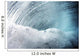 Hawaii, Crashing Blue Underwater Wave Wall Mural
