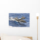 Hawaii, Spinner Dolphins Leap Into The Air At The Same Time Wall Mural