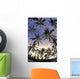 Coconut palm tree grove at Pu Wall Mural