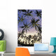 Coconut palm tree grove at Pu Wall Mural