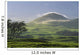 pasture and grassy hill covered with fog at Parker Ranch Wall Mural