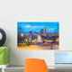 Des Moines Iowa Skyline Street Wall Decal