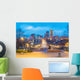 Des Moines Iowa Skyline Street Wall Decal