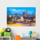 Des Moines Iowa Skyline Street Wall Decal