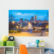 Des Moines Iowa Skyline Street Wall Decal