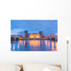 Des Moines Iowa Skyline River Wall Decal