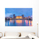 Des Moines Iowa Skyline River Wall Decal