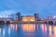 Des Moines Iowa Skyline River Wall Decal