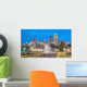 Des Moines Iowa Skyline Distant Wall Decal