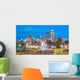 Des Moines Iowa Skyline Distant Wall Decal
