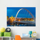 Des Moines Iowa Skyline Bridge Wall Decal