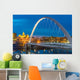 Des Moines Iowa Skyline Bridge Wall Decal