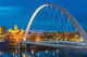 Des Moines Iowa Skyline Bridge Wall Decal