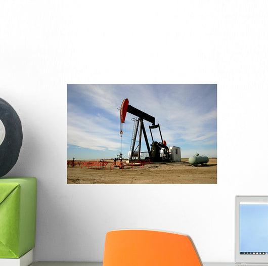 Oil Pump Jack Wall Mural