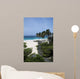 Barbados, Caribbean, Landscape of tropical white sand beach Wall Mural