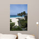 Barbados, Caribbean, Landscape of tropical white sand beach Wall Mural
