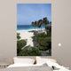 Barbados, Caribbean, Landscape of tropical white sand beach Wall Mural