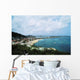 Saint Martin, view of coastal town and harbor Wall Mural