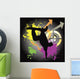 funky skateboarding Wall Mural