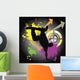 funky skateboarding Wall Mural