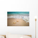 Two Starfish on a Beach Wall Mural