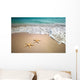 Two Starfish on a Beach Wall Mural