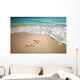 Two Starfish on a Beach Wall Mural
